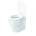 thumbnail image 2 of Albin Toilet 07-03-045 Marine Series; Permanent; White Wooden Seat With 13 Inch Seat Height; Rocker Switch Control Panel With Normal Flush Cycle; Electric Flush; White Vitreous Porcelain, 2 of 6
