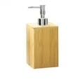 thumbnail image 2 of Dorm Accessories, Wooden Soap Dispenser Pump Shower Gel Shampoo For Bathroom Countertop Bottle, Family Gifts, 2 of 5