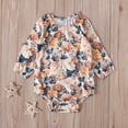 thumbnail image 4 of Fesfesfes Newborn Infant Baby Bodysuit Girls Fashion Long Sleeve Floral Romper Bodytsuit Outfits Summer Sale, 4 of 9