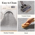 thumbnail image 5 of Enyhom 2'x6' Runner Rug for Hallway, Washable Non Slip Kitchen Runner Rugs for Entryway, Laundry Room, Gray/White, 5 of 7