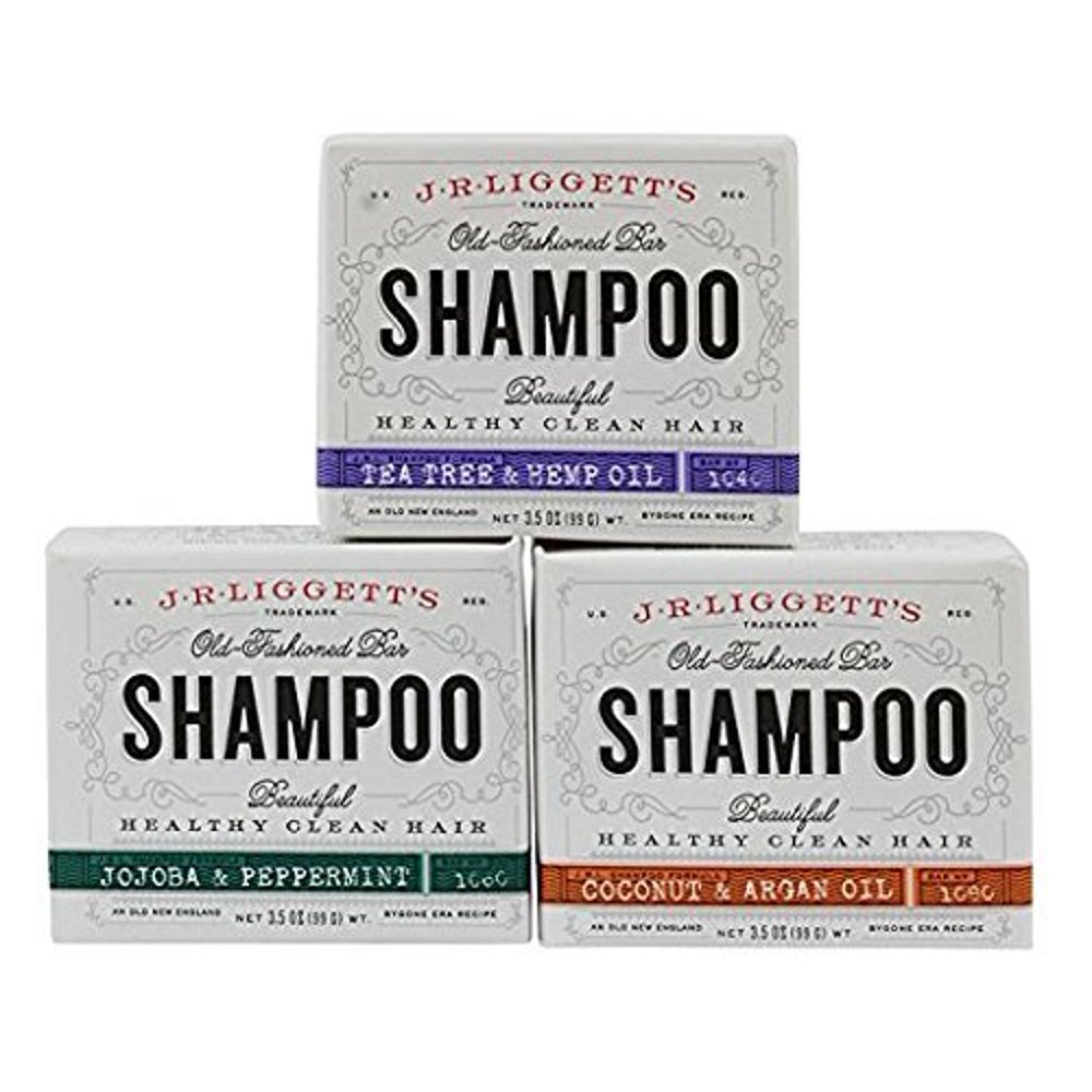 J.R.LIGGETT’S AllNatural Shampoo Bars Tea Tree & Hemp Oil, Jojoba