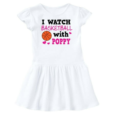 

Inktastic I Watch Basketball with Poppy Gift Baby Girl Dress