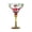 flamingo, variant on Artistic Hand Painted Cocktail Glass with Exotic Pattern Mexicans Party Supplies Margarita Glass Drinkware for Champagne