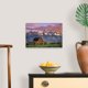 thumbnail image 5 of Cuadro decorativo lienzo panorámico paisaje Gran Teton granero de madera búfalos pradera verde montañas nevadas cielo atardecer tonos rosa obra western rústica, 5 of 7