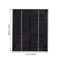 Cccanaooolceie 6W 12V DIY Solar Power Panel Charger for Battery Cell