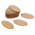 thumbnail image 3 of 80x de Recortes de en apariencia de Maciza Sin Terminar Etiquetas de Bricolaje Modelado Macarena Manualidades con Piezas de Madera Natural, 3 of 8