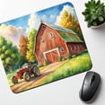 thumbnail image 6 of Classic Barn Tractor Watercolor Design Mouse Pad Low Profile Gaming Mat, 6 of 7