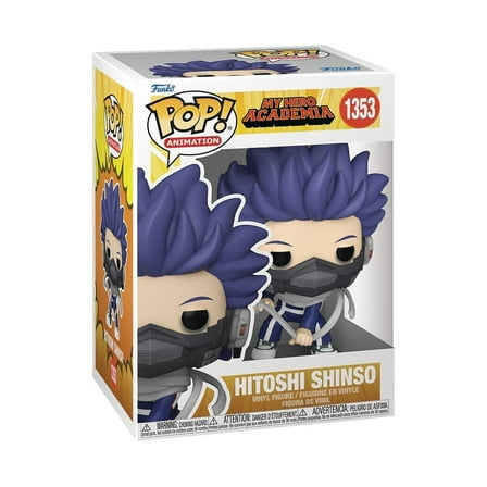 ZGBY Pop Animation My Hero Academia Hitoshi Shinso #1353 Vinyl Figure Nib