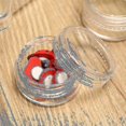 thumbnail image 5 of 100 Pieces 5ml Clear Plastic Jar Cosmetic Container Sample Container Mini Bottle, 5 of 5
