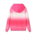 thumbnail image 2 of Serdomi Hoodie Sweatshirts for Big Girls -Soft Long Sleeve Pullover Shirt Tween Stylish Pink-White Gradient Size 12/14, 2 of 7