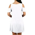 thumbnail image 3 of Leutsin Robe Maxi Décontractée pour Femmes à Col Rond avec Poches, Sans Manches, au-Dessus du Genou, Grande Taille, 3 of 8