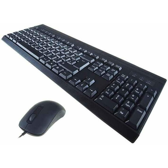 COMPUTER GEAR - KB235 USB Keyboard & Mouse Deskset Black