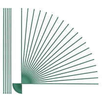 Fencer Wire 25 Pack of 5ft / 60 Inch Durable Metal Plant Supports Garden Stakes, Plant Stakes, Garden Poles for Outdoor & Indoor, Plant Support and Sticks for Tomato, Potted Plants, Beans, Cucumbers