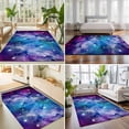 thumbnail image 4 of Area Rugs 3'x5', Starry Sky Carpet Runner Indoor Outdoor Rugs Home Decor Aesthetic, Galaxy Outer Space Universe Star Night Non Slip Mats Washable Accent Rug for Living Room Bedroom, 4 of 8