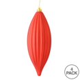 thumbnail image 2 of Vickerman M183203M Ornement de Finial Ligne Rouge Mat de 8 Po, 4 par Sac, 2 of 3