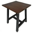 thumbnail image 3 of Yosemite Zealand Trestle End Table in Dark Brown, 3 of 5