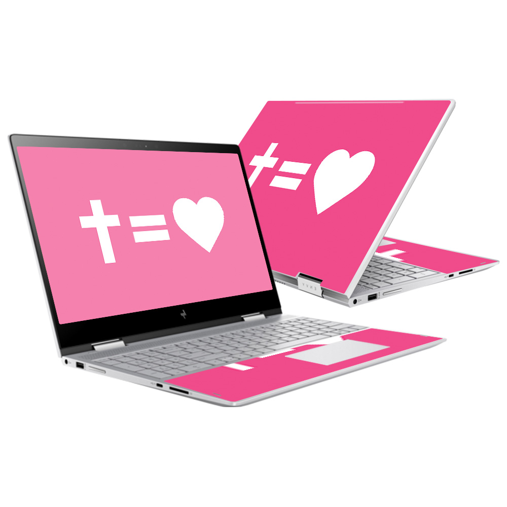 Skin Decal Wrap Compatible With HP Envy x360 15" (2017) Cross Equals