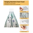 thumbnail image 3 of Christmas Snowman Snow Scene Car Hand Towels Microfiber Hanging Cloth Quick Dry Cleaning Cloth Xmas Kitchen Towel, 3 of 6