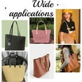 thumbnail image 6 of 1bag 4sets 2 colors Faux Leather bag Handles with Iron Rivets 60x1.85cm PU Leather bag Strap Replacement Handbag Handle Belt for bag Making Supplies Hole: 3mm, 6 of 9