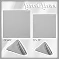 thumbnail image 5 of Lann's Linens Set of 12 Reusable Cloth Dinner Napkins, 20-in Polyester Fabric Napkins for Holidays, Weddings and Events, Machine Washable, Silver Gray, 5 of 9