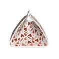 thumbnail image 3 of Lsque Autumn Brown Butterfly Printed Long Tissue Box Cover Holder, Facial Paper Organizer Dispenser,Triangle with Bottom Belt, PVC Leather Decorative Organizer, 3 of 9