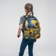 thumbnail image 5 of Disketp Starry Sky Sunflower Mochila Ligera e Impermeable, Mochila de Día Resistente para Viajes, Senderismo y Uso Diario para Hombre y Mujer, 5 of 7