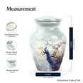 thumbnail image 2 of KARYLIZ Peacock Urns For Human Ashes - Majestic Peacock on Autumn Branch & White Urn - Funeral Cremation Adult Urn for Ashes Male - Funeral for Human Ashes Adult Man - Burial Urn for Female 3 Inch, 2 of 2