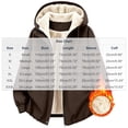 thumbnail image 4 of KICILVS Womens Fleece Lined Windbreaker Jackets Water-Resistant Hooded Zip Up Coat with Pockets Warm Winter Outerwear, 4 of 6