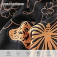 thumbnail image 5 of Davulos Bed in a Bag King Size,Gold Butterfly Leaves Printed Bedding Set with Comforter ,Flat Sheet ,Fitted Sheet ,Pillowcases & Shams, 5 of 9