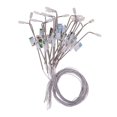 thumbnail image 1 of VONKY 20 Pieces Model Miniature Street Lights OO White HO Scale 1:150 LEDs, 1 of 6