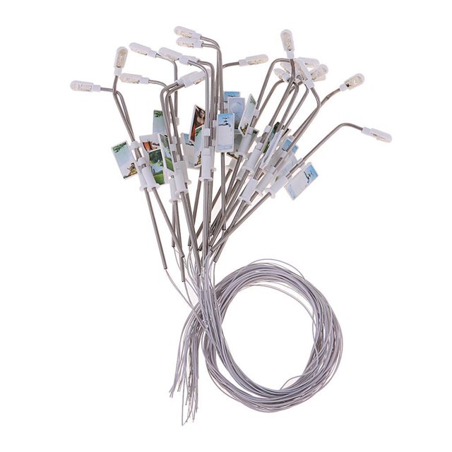 VONKY 20 Pieces Model Miniature Street Lights OO White HO Scale 1:150 LEDs