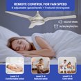 thumbnail image 5 of ModFusion Silver Ceiling Fan with Remote Control, 3 Blades, 54-inch, 5 of 10