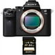 thumbnail image 1 of Cámara digital sin espejo Sony Alpha a7II solo cuerpo con Tarjeta SD Sony de 64 GB gratis, 1 of 4
