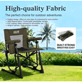 thumbnail image 2 of Avaar Outdoor Folding Rocking Camp Chair w/Cup Holder, 400lbs Capacity, Wild Green, 2 of 10