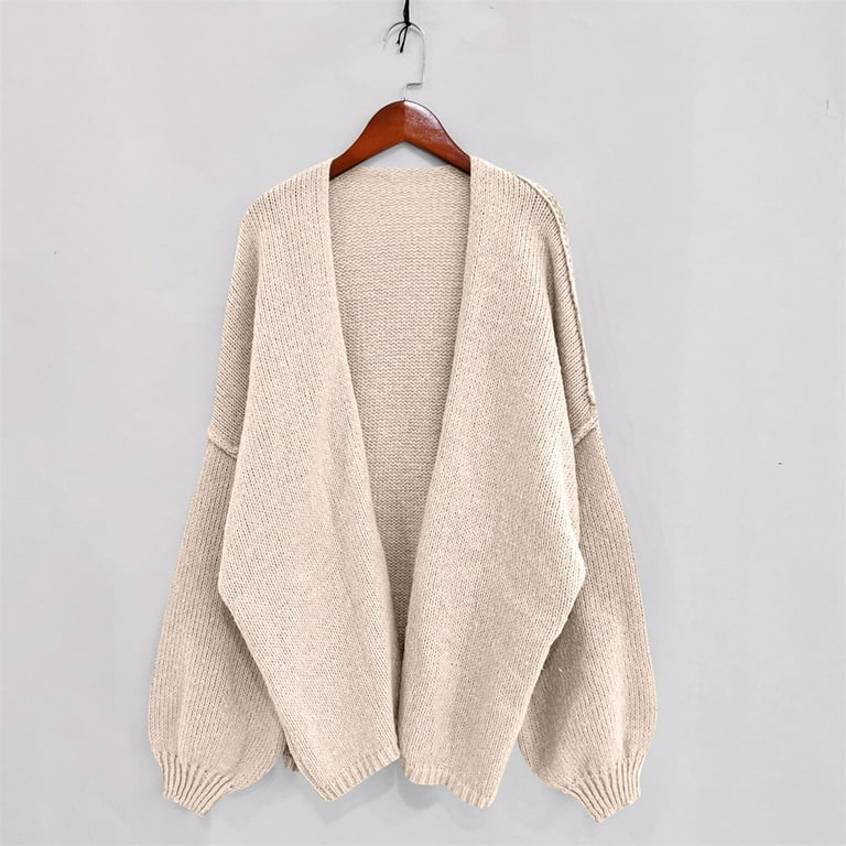 Stichou Cardigan Sweaters For Women,Oversized Open Front Cardigan