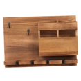 thumbnail image 4 of Wall Mounted Wood Rack  Bottle Display Rack  Storage Display Shelf  Bottle Holder Glass Rack  for Home Living Room, 4 of 8