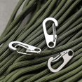 thumbnail image 3 of 20pcs Lobster Clasp Buckle Keychian Mini Carabiners Outdoor Camping Hiking Buckles Alloy Spring Snap Hooks Keychains Tool Clips, 3 of 5