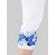 thumbnail image 4 of Leggings de Talla Grande con Estampado de Mariposa Rosegal Leggings de talla grande, 4 of 5