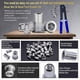 thumbnail image 3 of Kit de Herramientas para Tuercas Remachables A Presión, Combinación de Tuercas Remachables Métricas de 430 Piezas (M8/M6/M5//M3), Adecuado para Muebles, Decoración B, 3 of 5