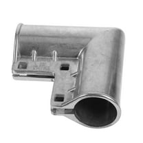 SOPOTUTU Door Corner for Chain Link Fence Accessories Galvanized Steel 1 Set 9.10X9.10X3.40CM