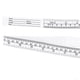 thumbnail image 2 of 100 Pcs Paper Tapes Measure Disposable Paper Measuring Tapes Double-scale Body Measurement Tapes Flexible Wound Measuring Rulers,w, 2 of 3