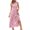 Pink independence day dresses for women, variant on Wenini Womens Dresses Round Neck Sleeveless Maxi Floral Print Summer Dresses Wedding Guest Empire Waist Bandage Loose Pleated Fashion Swing Halter Dress Pink s