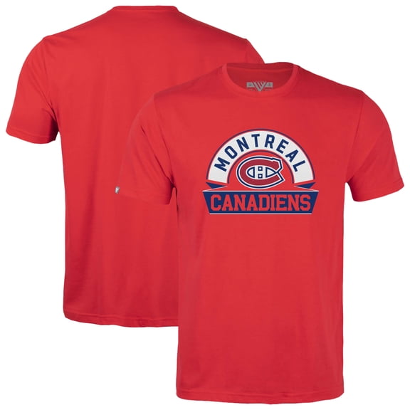Youth Levelwear  Red Montreal Canadiens Little Richmond Banner Arch T-Shirt