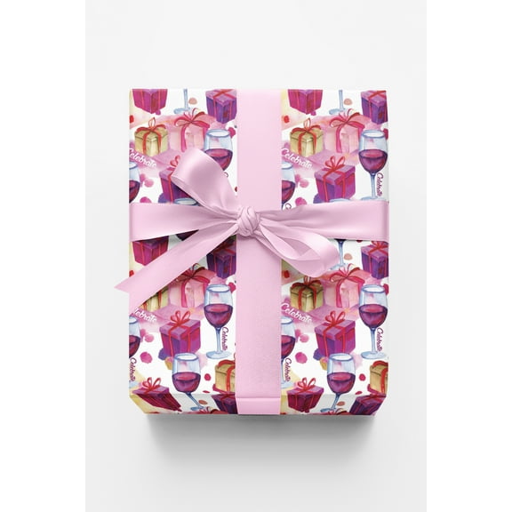 London Penny Premium Wrapping Paper - Wine, Gifts  Celebration