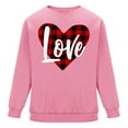 thumbnail image 4 of PNTUTB Men's Casual Long Sleeve Crew Neck Fashion Valentine's Day Print Loose Comfortable Pullover Sweatshirts, 4 of 6