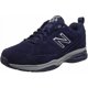 thumbnail image 2 of Size UK 6.5 - New Balance 624 Navy Wide Fit Trainers Shoes, 2 of 5