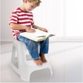 thumbnail image 3 of Dual Height Step Stool Plastic 2-Step Toddler Footstool Kids Stepping Stool, 3 of 9
