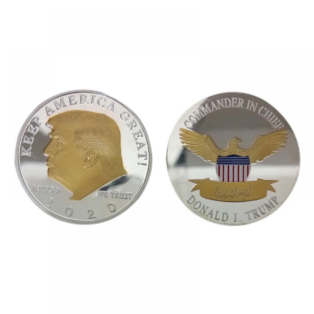 Donald Trump 45th President Challenge Coin 2020 Commemorative Coin Collectors Edition Series Gold 