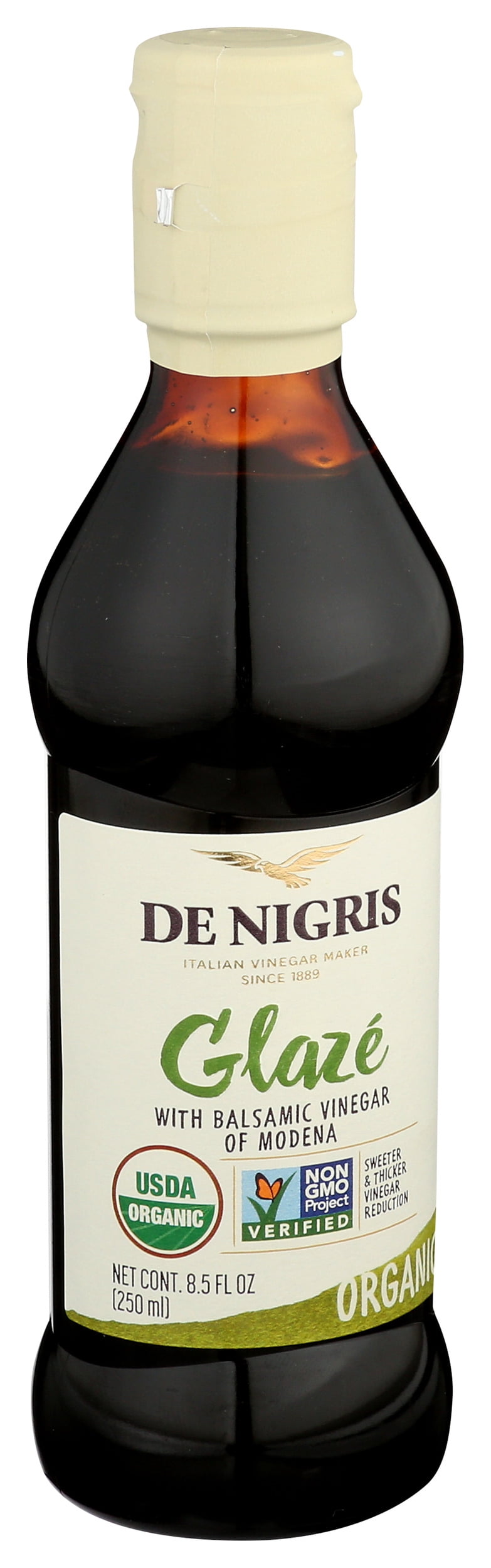 Pack of 6, De Nigris Glaze with Balsamic Vinegar of Modena, 8.5 oz