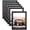 Black, variant on ELSKER&HOME 8x10 Picture Frame 6 Pack - Navy Blue Sturdy Wood Composite Photo Frame